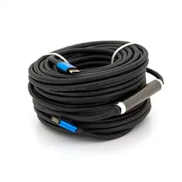 Кабель Merlion HDMI-HDMI 4Kx2K Ultra HD, 30.0m, v2,0, круглий Black - мініатюра 3