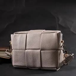 Жіноча сумка Vintage з плетіннями з натуральної шкіри 17х12.5х5.5 см sum0029052 - мініатюра 10