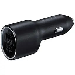 Зарядний пристрій для авто Samsung Car Charger USB+USB-C Super Fast EP-L4020NBEGRU 25 + 15 = 40 W