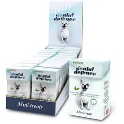 Ласощі для чистки зубів у собак з зеленим чаєм Croci Dental Defence Mini treatts 35 г