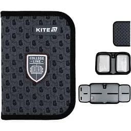 Пенал Kite College Line черный (K25-622-2)