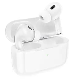Бездротові навушники Hoco EW49 TWS Bluetooth 5.3 з мікрофоном, бездротовою зарядкою, вакуумні, білі - мініатюра 3