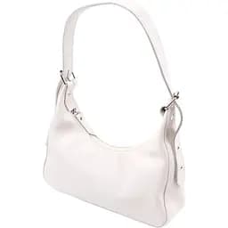 Сумка Shvigel 22831 з натуральної шкіри 26х13х6.5 см Бежева