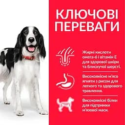 Сухий корм Hill’s SP Adult Medium Breed для дорослих собак середніх порід з ягням і рисом 14 кг - мініатюра 2