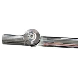 Двері в нішу Koer SR SD06-140x220-TR-01 прозоре скло Easy Clean 8 мм, хром KR5368, універсальні, прозорий, хром - мініатюра 5
