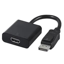 Переходник Cablexpert DisplayPort-HDMI, 0,1 м, черный (A-DPM-HDMIF-002)