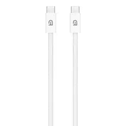 Кабель ArmorStandart AMQKJ3ZM Type-C to Type-C 1m White (ARM72698)