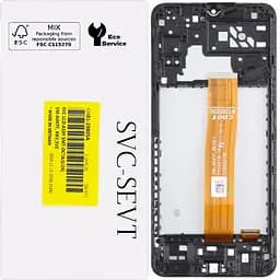 Дисплей Samsung A047 Galaxy A04s чорний, оригінал, сервісне пакування, з рамкою, SM-A047_REV0.1, GH81-29805A
