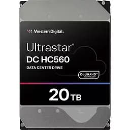 Жорсткий диск 3.5" Western Digital Ultrastar DC HC560 20 TB SATA 512 MB [0F38785/WUH722020BLE6L4] [141167] - мініатюра 2