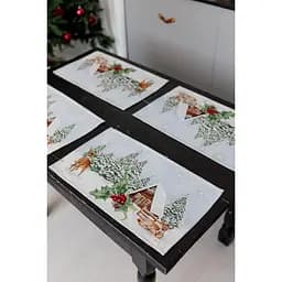 Серветка гобеленова Прованс Squirrel з люрексом 30 x 50 см (41799) - мініатюра 2