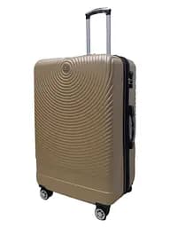 Валіза велика L ABS-пластик Worldline Airtex 652 78×52×34см 128л Шампань - мініатюра 2