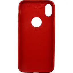Чохол-накладка Usams Lavan Series Apple iPhone X Red - мініатюра 3