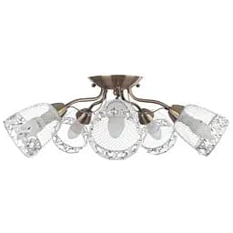 Люстра потолочная Brille классическая E14 40W BZ (BKL-584C/5)