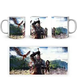 Кухоль GeekLand The Witcher Відьмак Геральт Цірі Єнніфер TW 002.033 330 мл білий - мініатюра 4