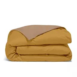 Комплект постільної білизни Cosas Curcuma CS8 Євро гірчичний (Duo_16x16RfrMustard_14RfrBrown_200) - мініатюра 3