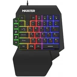 Клавіатура Maxxter KBG-OH-01B-UA USB UA Black (KBG-OH-01B-UA)