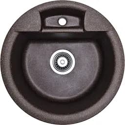 Кухонна мийка Adamant FINE коричнева d 470x190 мм, без крила d 47