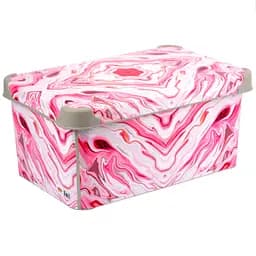 Корзина Violet House Decor Mаrble Red, 10 л, розовый (0647 DECOR Marble RED с/кр. 10 л)