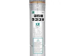 Насос глибинний вихровий Pumpman 4SKM100 Нmax 60 м Qmax 2,7 куб.м 750 Вт - мініатюра 2