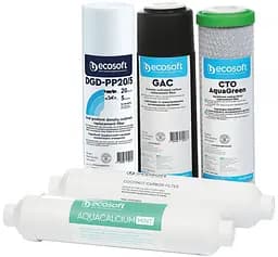 Комплект картриджів P'URE AquaCalcium Mint (6 місяців) Ecosoft kuh0015644