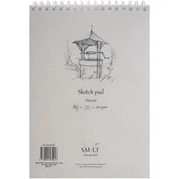 Альбом для эскизов на спирали А5 SM-LT Art AUTHENTIC 100 г/м² 70 л натуральный цвет