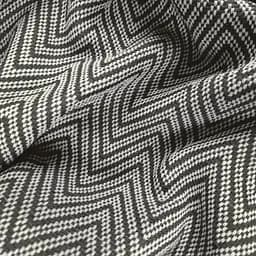 Плед бавовняний Cosas ZIGZAG CS5 180х230 см чорний (Plaid_Zigzag_06Panther_180x230) - мініатюра 5