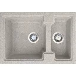 Кухонная мойка Romzha Patrat 62D Gri (802)
