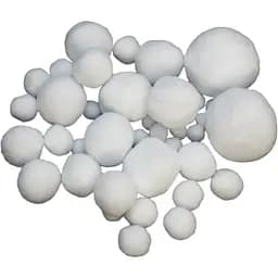 Набор снежинок Devilon 40 шт. белый (090372)