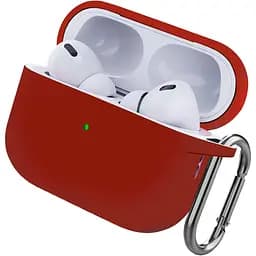 Чохол для навушників ArmorStandart Hang Silicone Case для AirPods Pro 2 Scarlet [ARM68599] [105599] - мініатюра 2