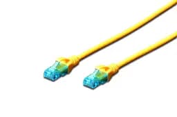 Патч-корд Assmann CAT 5e U-UTP, ПВХ AWG 26/7, 0,5 м DK-1512-005/Y Yellow