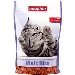 Подушечки для выведения шерсти у кошек с Мальт-пастой Malt Bits Beaphar 150 г