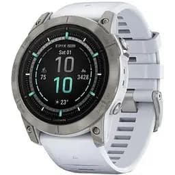 Garmin Epix Pro Gen 2 Sapphire 51мм Titanium w. Whitestone Band (010-02804-10/11)