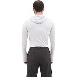 Термофутболка чоловіча Turbat Hike Lite LS Hood Mens S Світло-сірий - мініатюра 2