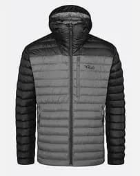 Чоловіча куртка Rab Microlight Alpine Jacket L Чорний-Сірий