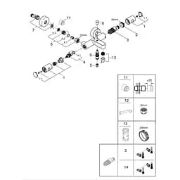 Термостат для ванни Grohe QuickFix Precision Get 34774000, Хром - мініатюра 4