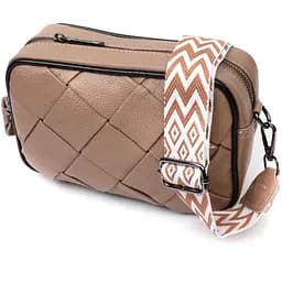 Кожаная сумка Vintage с переплетами 22х14х7.5 см sum0029009