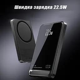 Повербанк MagSafe Delicate Powerbank з бездротовою зарядкою для iPhone магнітний 10000 mAh 20W Silver - мініатюра 9