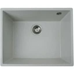 Гранітна мийка для кухні Platinum 5444 Oasis матова біла в крапку