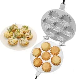 Форма алюмінієва для випікання маленьких кошиків та тарталеток (7 кошиків), Ласунка 81913