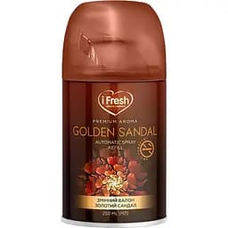 Сменный баллон к автоматическому освежителю воздуха iFresh Premium Aroma Golden sandal 250 мл