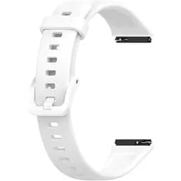 Ремінець DK для Huawei Band 7 Silicone Sport Band Classic (white)