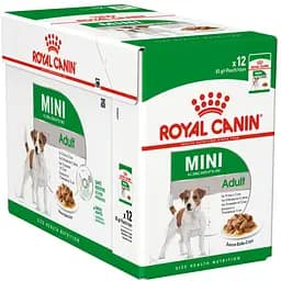 Вологий корм Royal Canin Mini Adult для дорослих собак дрібних порід 1.02 кг (12 шт. х 85 г)