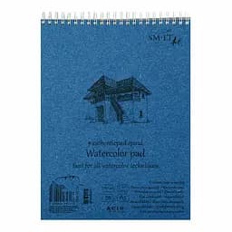 Альбом для акварелі на спіралі AUTHENTIC 280г/м2 20л SM-LT Art - мініатюра 2