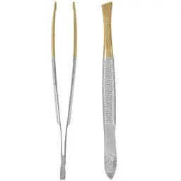 Пінцет Titania, вигнутий, 8 см (1060-GB)