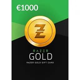 Картка оплати RAZER GOLD 1000€ CARD картка поповнення рахунку