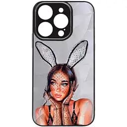 TPU+PC чехол Prisma Ladies для Apple iPhone 14 Pro Max 6.7" Rabbit, TPU+PC