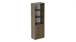 Шафа Анжело Ferrum-decor на 3 полиці з 4 ящиками 1900x600x380 ДСП Дуб Сонома Трюфель 16 мм (FRD-104987) - мініатюра 3