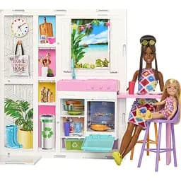 Будиночок Barbie для відпочинку двоповерховий (HRJ76) - мініатюра 5