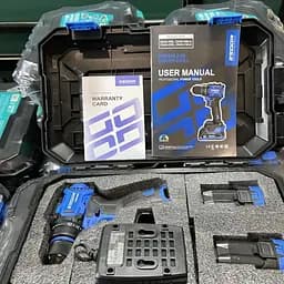 Шуруповерт акумуляторний безщітковий Zegor CDAX-16BL/16В/45 Нм/дві швидкості/2 батареї 16 В 2 Ач/реверс/підсвічування/кейс
 - мініатюра 12