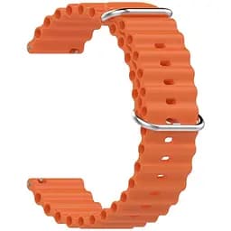 Ремінець Hump для Xiaomi Ticwatch C2 TicWatch E TicWatch S2 Mobvoi TicWatch C2 - помаранчевий ширина кріплення 20мм силікон Watchbands (W23-0WB39660066)